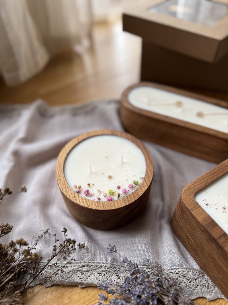 Candle "Blooming Light"
